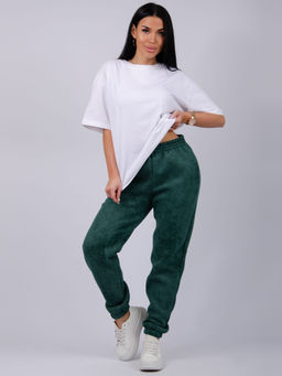 Джоггеры Мистерия 5, футер 3-х нитка начес - Малина фото 59