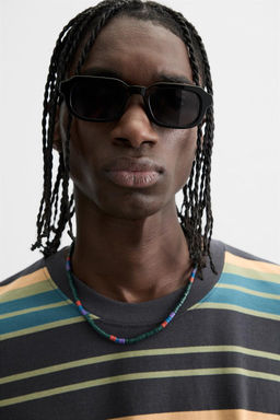 STRIPED JACQUARD T-SHIRT - Zara фото 6