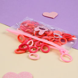 Резинка для волос Непоседа (набор 60 шт) яркость, 2 см, микс - Simaland фото 2