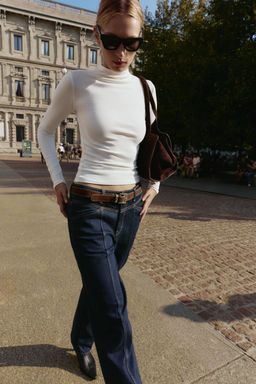 HIGH NECK T-SHIRT - Zara фото 4