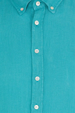 Мужская мятная рубашка с длинным рукавом - U.s. polo assn фото 6