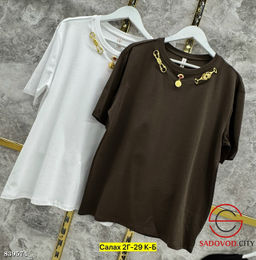 Футболка женская из хлопка