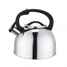 Чайник из нержавеющей стали,2,5л со свистком капсульное дно Арт.HY-3834 TM DECO