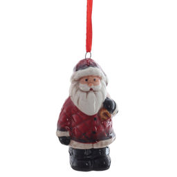 Украшение новогоднее "Снеговик/Дед Мороз", L5,5 W4 H8,5 см, 6в.