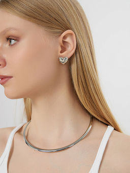 Серьги женские в форме сердца в наборе, 2 пары