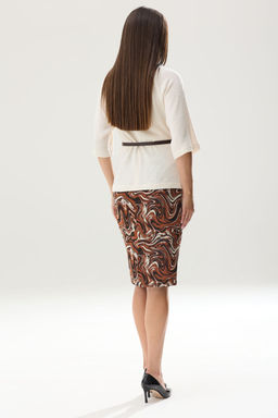 Костюм Lars Style 823 молочный/коричневый