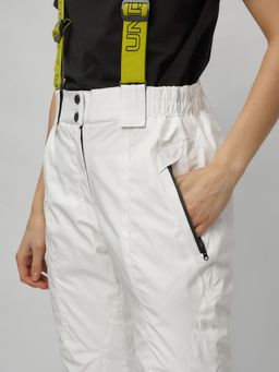 Горнолыжный костюм женский белого цвета 02201Bl - Chunmai фото 29