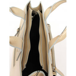 Сумка женская натуральная кожа RM-SH-8896-1, 1отд+карм/перег, плечевой ремень, бежевый SALE 261771 - Adelia фото 8