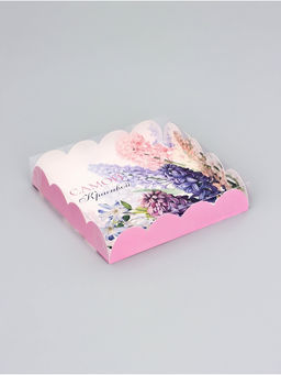 Цена за 5 шт. Коробка для печенья, «Самой красивой», 15×15×3 см