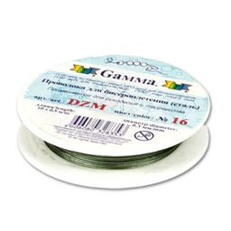 Zlatka / Gamma Проволока для бисера (ланка) DZM d 0.3 мм 10 х 10 м 0.5 м