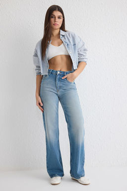 Mavi More Sustainable Yuksek Bel Wide Leg Jeans TWOSS25JE00054