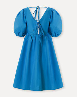 Синее платье с завязками - Incity фото 5