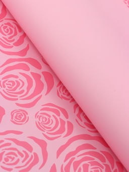 Цена за 20 шт. Пленка для цветов, «Цветы», розовая, 57×57 см