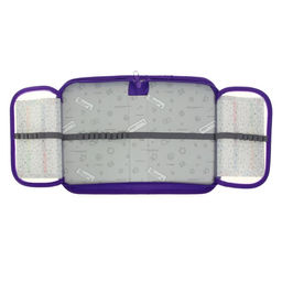 Пенал школьный, 1 секция, 13×21×4 см «Совушка»