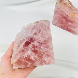 Держатель для книг из Розового кварца (Мадагаскар)