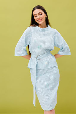 Костюм Lars Style 888/1 молочно-голубой