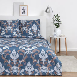Постельное бельё Экономь и Я 2 сп Дамаск 175х215 см, 180х215 см, 70х70 см-2 шт, полисатин, 80 г/м