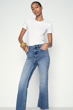 Z1975 HIGH-WAIST MINI FLARE JEANS - Zara фото 3