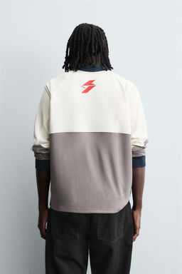 RETRO FOOTBALL PRINT POLO SHIRT - Zara фото 3