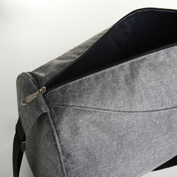 Сумка спортивная на молнии, длинный ремень, цвет серый - Simaland фото 4