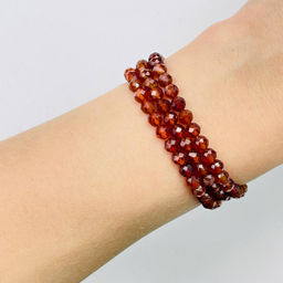 Бусины для украшений из Граната "Спессартин" (86 бусин)