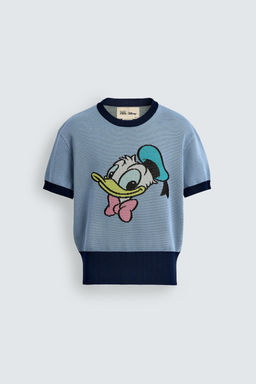 DONALD DUCK KNIT T-SHIRT HARRY LAMBERT FOR ZARA X DISNEY  фото 7