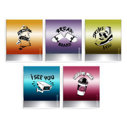 Тетрадь, 48 л, клетка, арт. 65776/ 5 УЛИЧНЫЕ ДЕТАЛИ