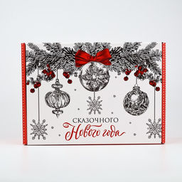Коробка подарочная новогодняя складная «Сказочного Нового года», 30.7×22×9.5 см