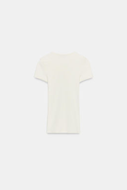 RIBBED T-SHIRT - Zara фото 6