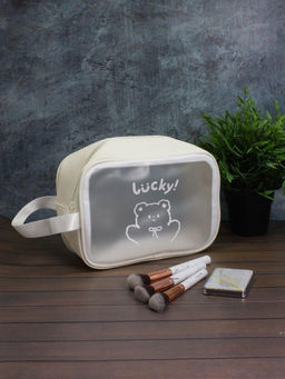 Косметичка "Lucky bear", white (18х25х11 см)