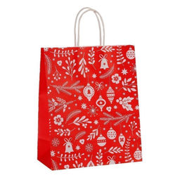 Цена за 12 шт. Пакет подарочный 27х22х11 / NG27 /уп 12/960/Новый год - Галеонтрейд фото 5