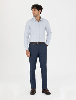 Gri Slim Fit Uzun Kollu G_mlek