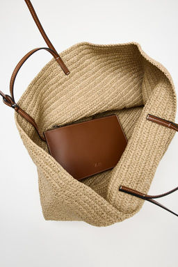 WOVEN TOTE BAG - Zara фото 10