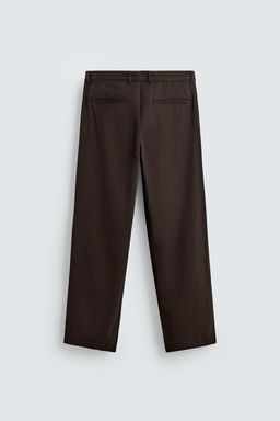 LYOCELL-COTTON TROUSERS - Zara фото 7