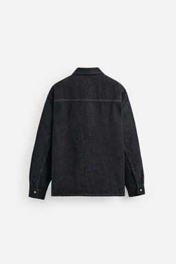 BRUSHED TEXTURE DENIM SHIRT - Zara фото 11