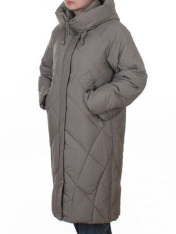 A620 OLIVE Пальто зимнее женское (200 гр. био-пух)