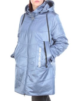 22-305 GRAY/BLUE Куртка демисезонная женская AKiDSEFRS (100 гр.синтепона) - Фабричный китай фото 3