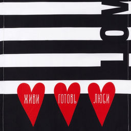 Дорожка на стол Живи, готовь, люби 40х146 см, 100% хлопок, саржа 190 гр/м2 - Этель фото 3