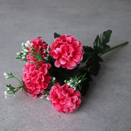 Цена за 12 шт. Цветок искусственный / XY20128-5 /уп 12/240/600/ микс ВЫПИСЫВАТЬ по 12 штук - Галеонтрейд фото 5