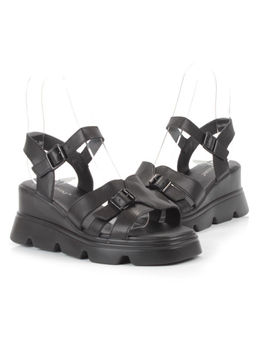 08-PEAG34-2 BLACK Босоножки женские (натуральная кожа) - Фабричный китай фото 10