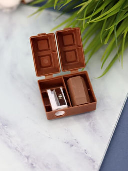 Точилка для карандашей ПО ПЛАНУ. "Chocolate", brown
