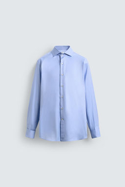 TEXTURED SHIRT WITH CUFFLINKS - Zara фото 7