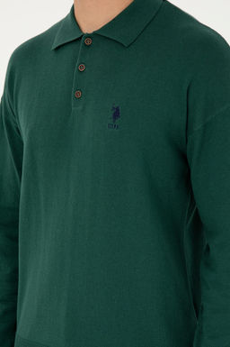 Erkek Koyu Ye_il Basic Kazak