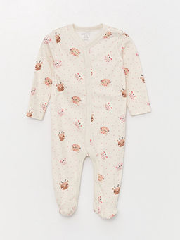 V Yaka K?z Bebek Tulum 2li (0-12 Ay Patikli, 12 Ay+ Patiksiz) - Waikiki фото 3