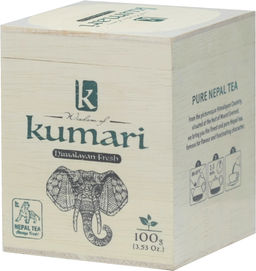 Kumari. Wood Case. Green Tea 100 гр. дер.шкатулка