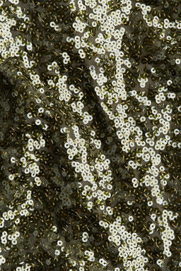 Vestido cruzado de lentejuelas - H&m фото 6