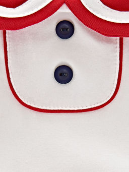 Платье для девочки UD 1579 бел/синий - Mini maxi фото 12