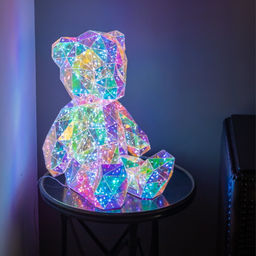 ULD-R504 USB/RGB BEAR Светильник декоративный Мишка, с USB проводом. 80 светодиодов. RGB свет. Цвет корпуса радужный. TM Uniel - Volpe фото 3
