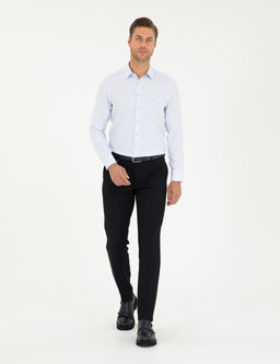 A__k Mavi Arm_rl_ Slim Fit Uzun Kollu G_mlek
