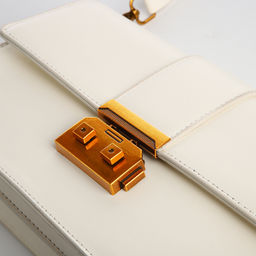 Сумка женская мессенджер TEXTURA на клапане, 26×8.5×14 см, молочная